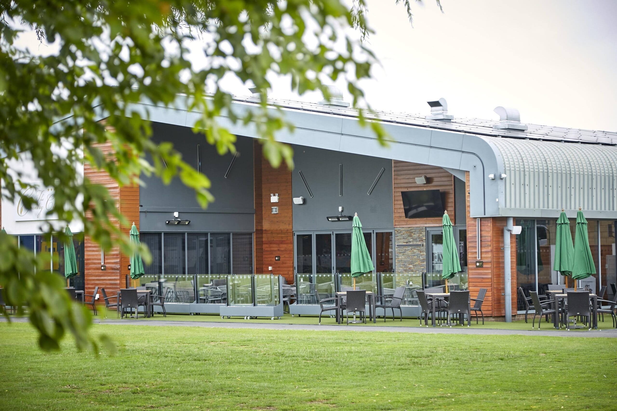 Lakeside Terrace at Guys Bar and Restaurant at The Country Club in Patrington Haven, East Yorkshire.